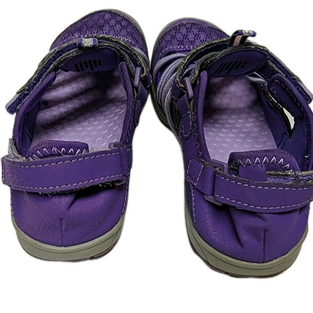 SO Girls Water Sandals 4 M Outdoors Fisherman Wet Shoes Strappy Purple